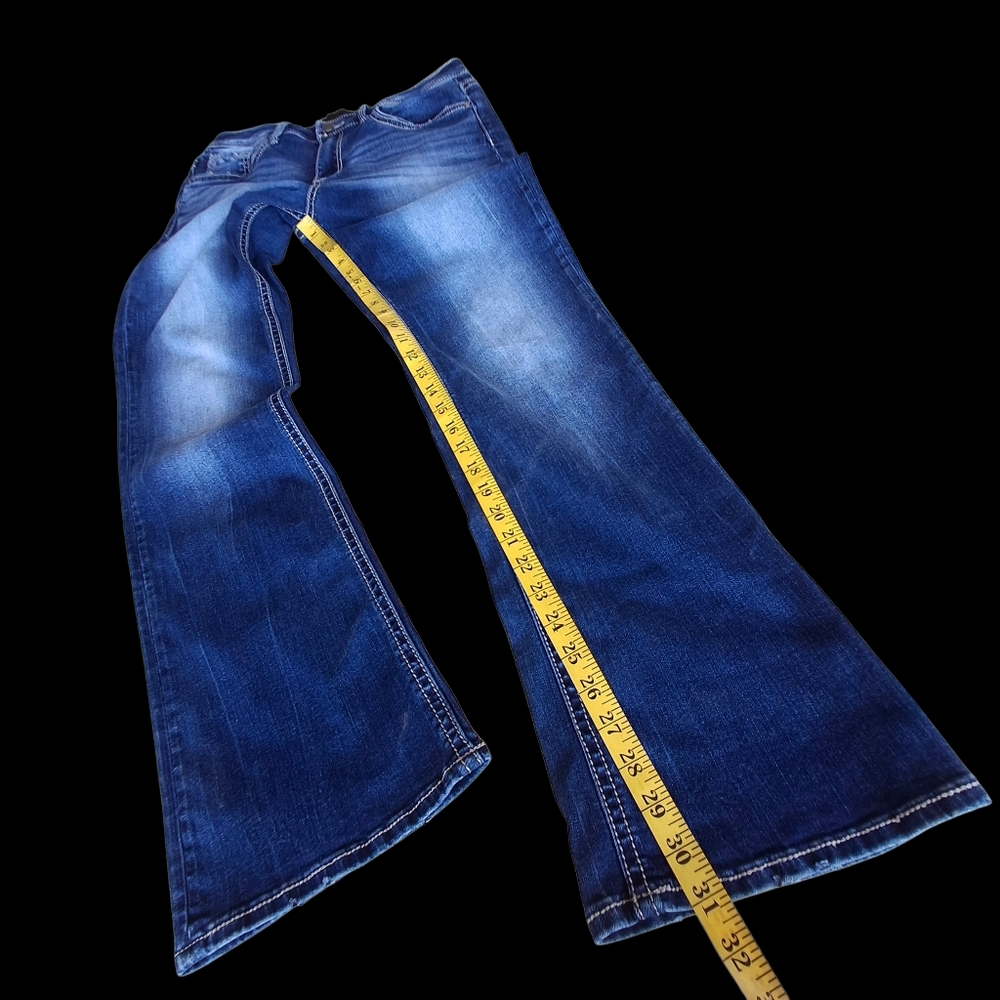 Buckle Black Curvy Fit No. 76 Bootcut Blue Denim Stretch Jeans  Women Size 31x32 - Picture 13 of 16